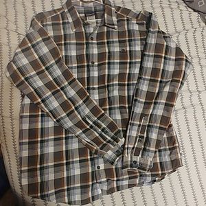 Patagonia Organic Cotton Flannel Large !!